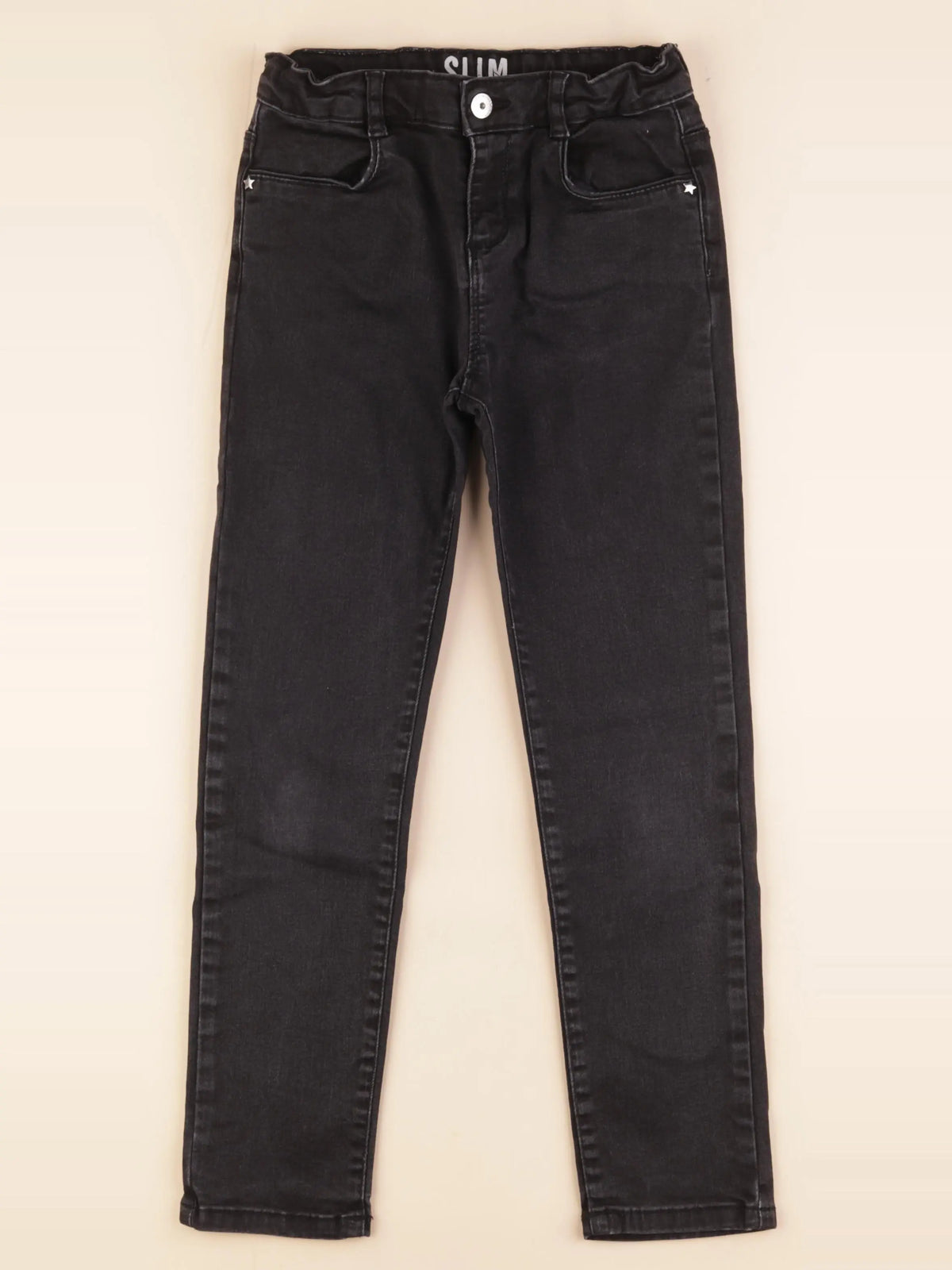 Vertbaudet - jean noir - 9 ans