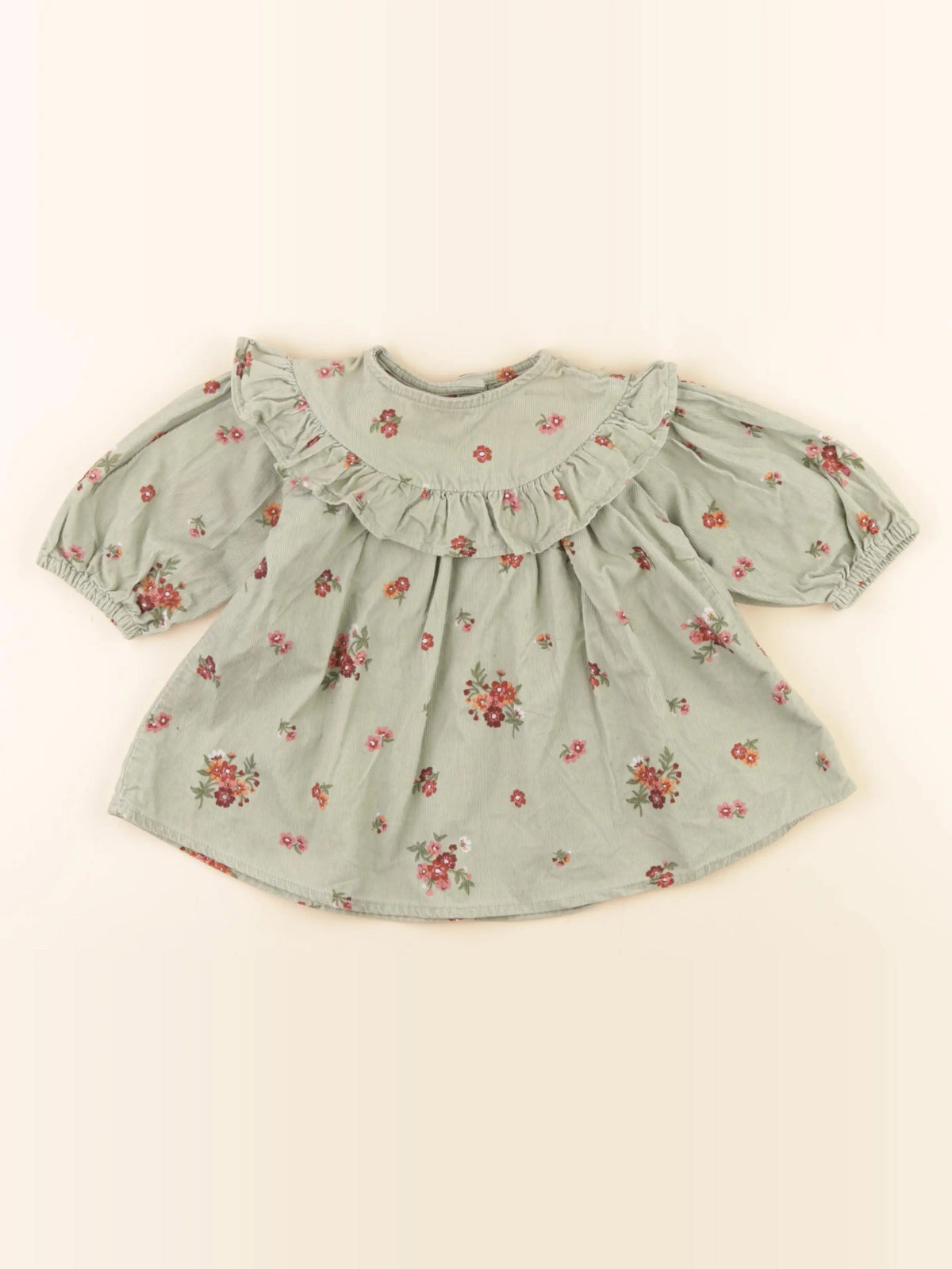 Next - robe vert - 3/6 mois