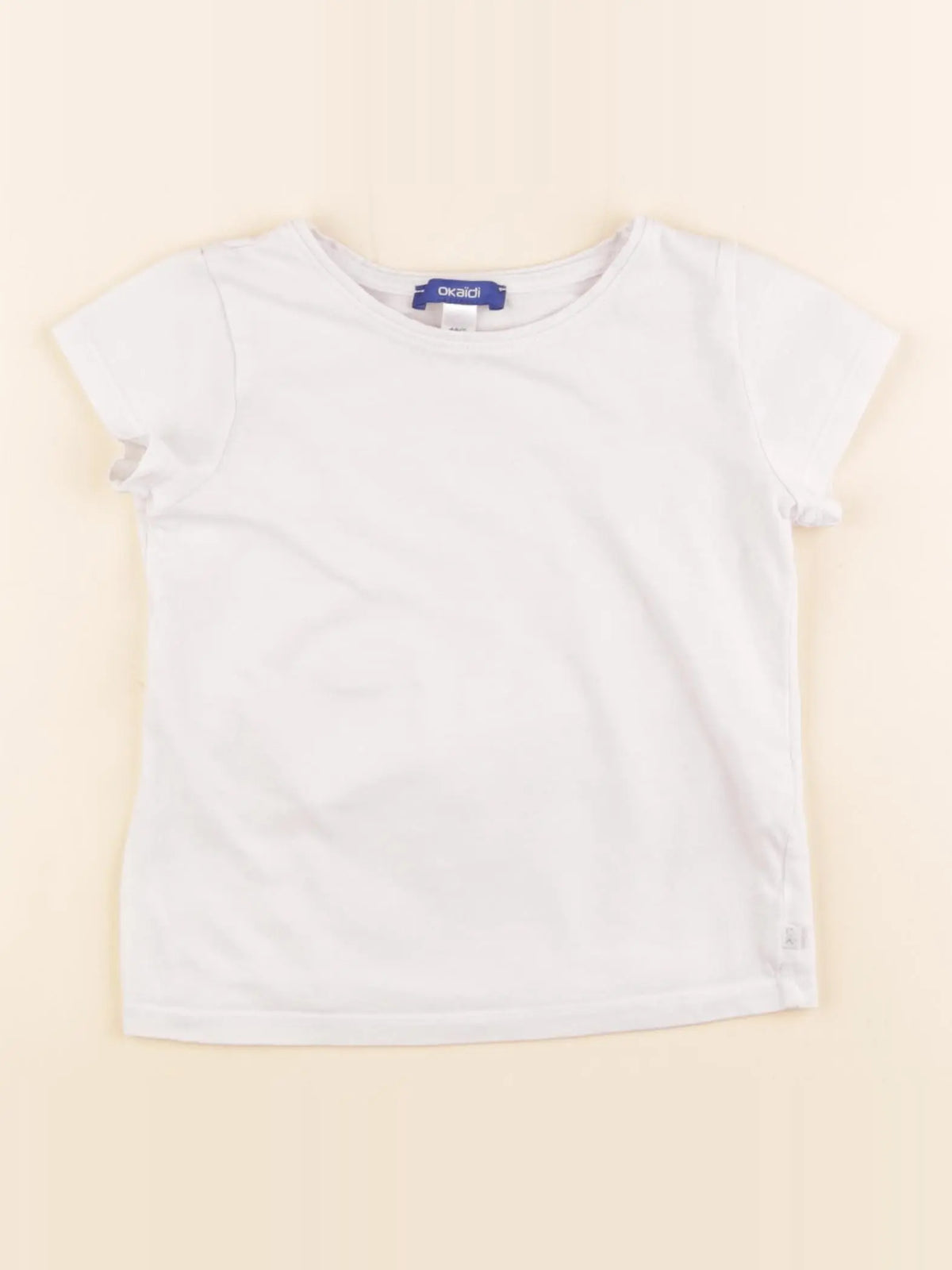 Okaidi - tee-shirt blanc - 4 ans