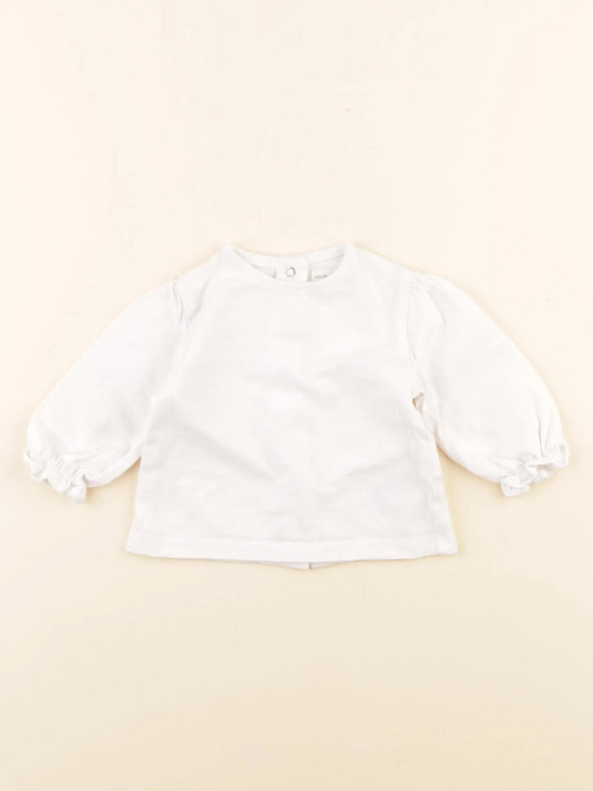 Vertbaudet - tee-shirt blanc - 3 mois