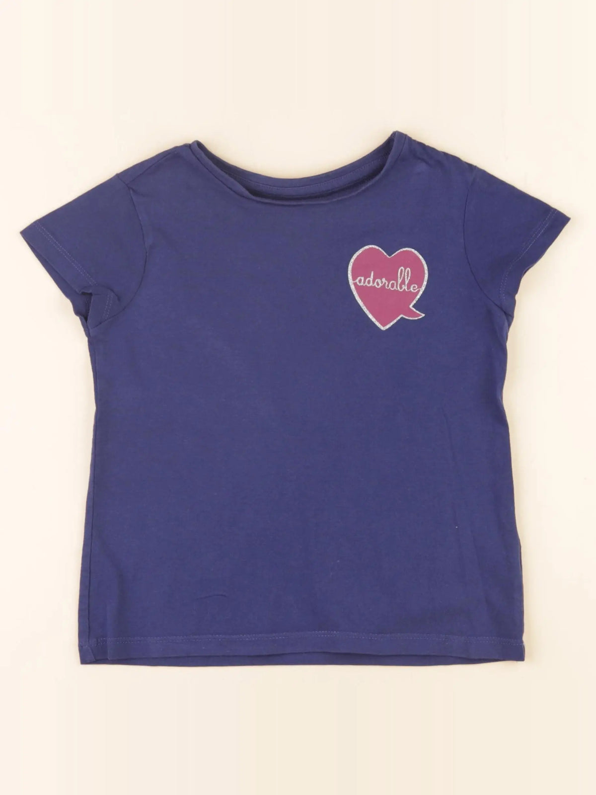 Vertbaudet - tee-shirt bleu - 6 ans