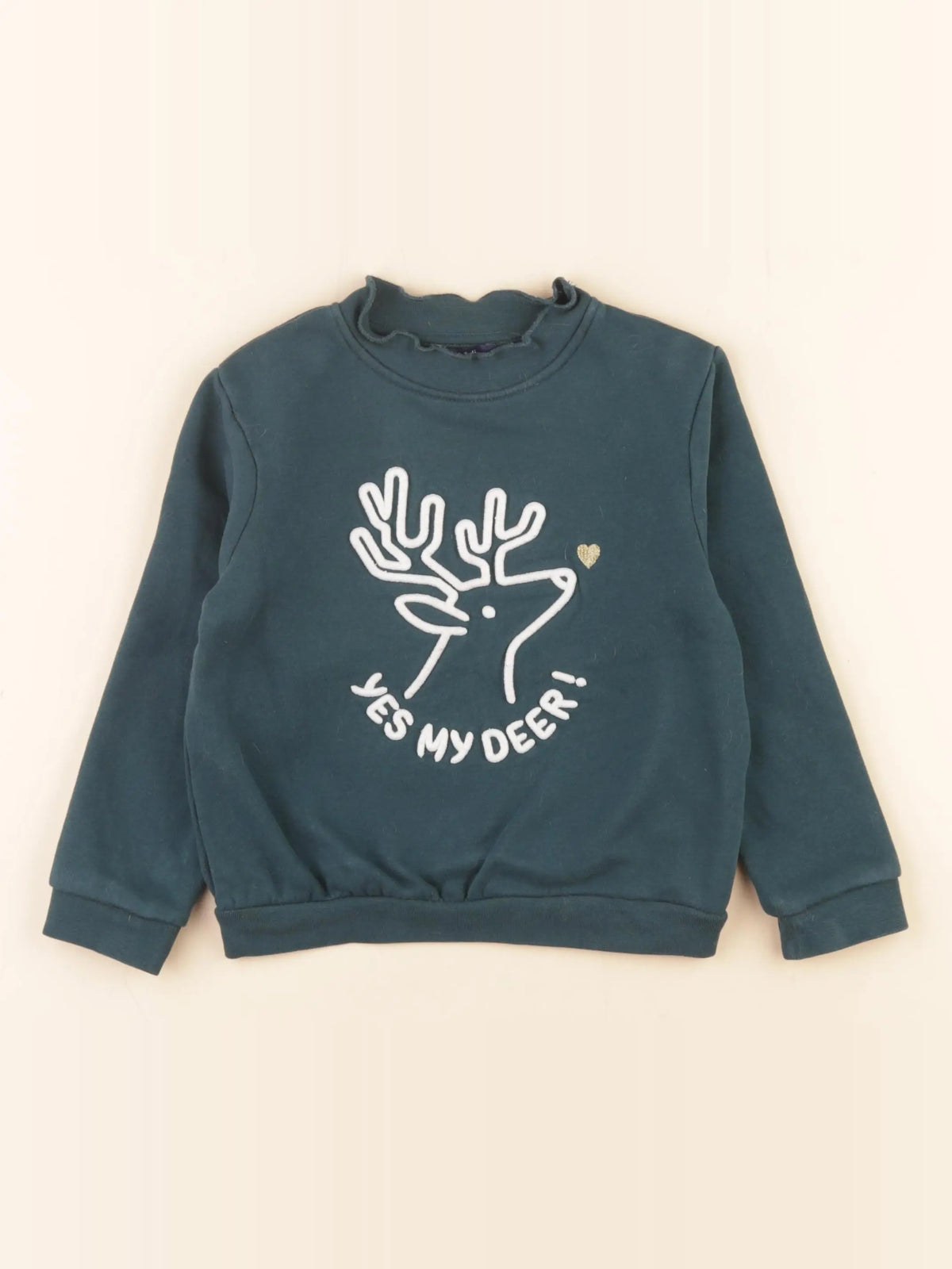 Okaidi - sweat vert - 3 ans