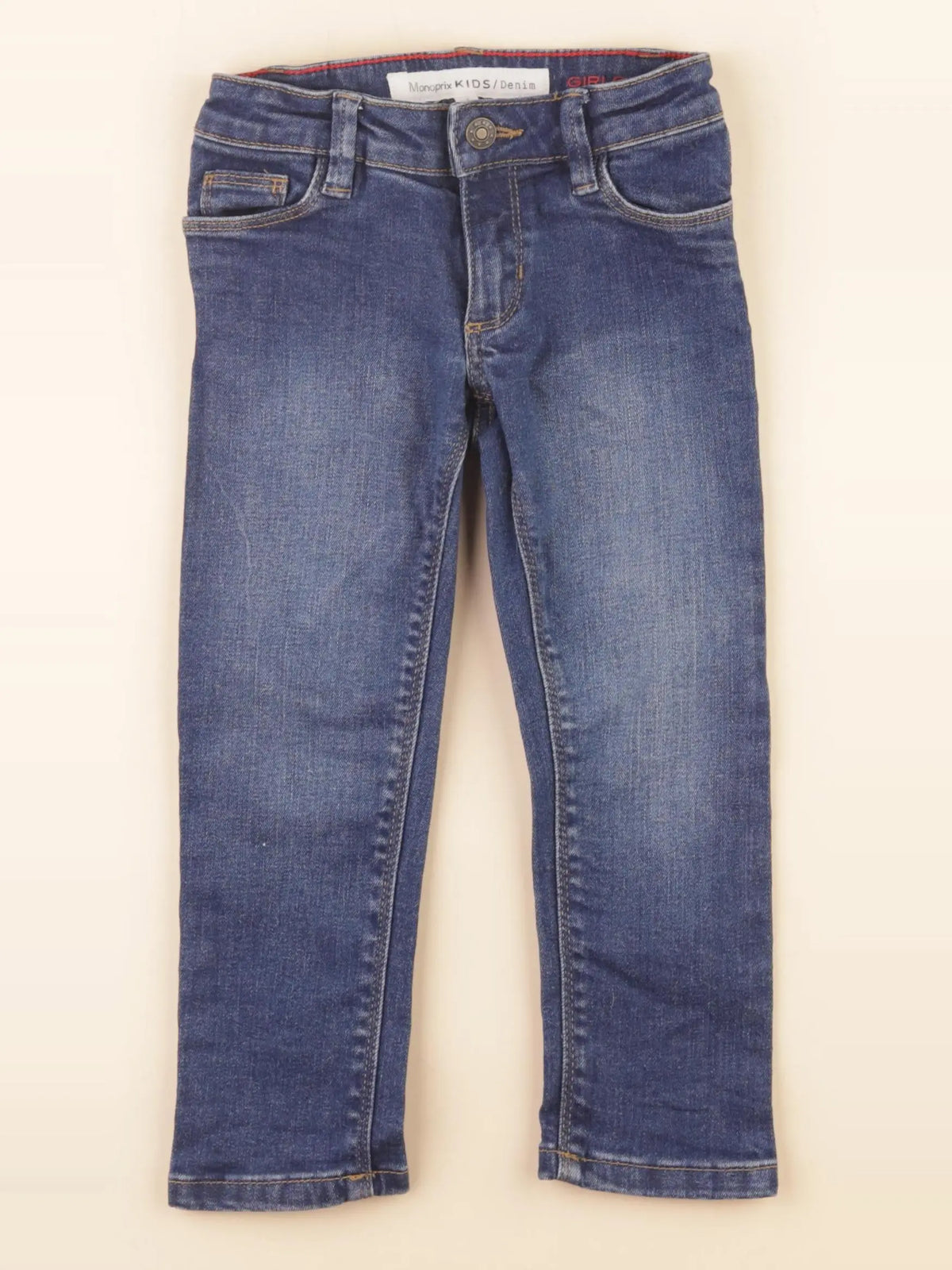 Monoprix - jean bleu - 3 ans