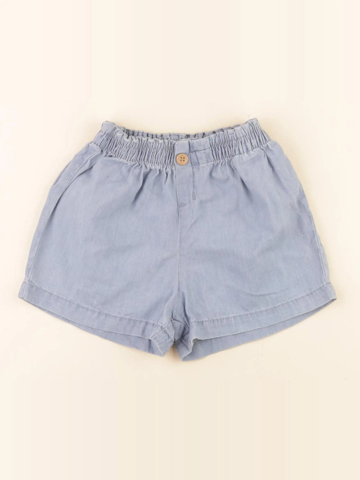 H&M - short bleu - 2/3 ans