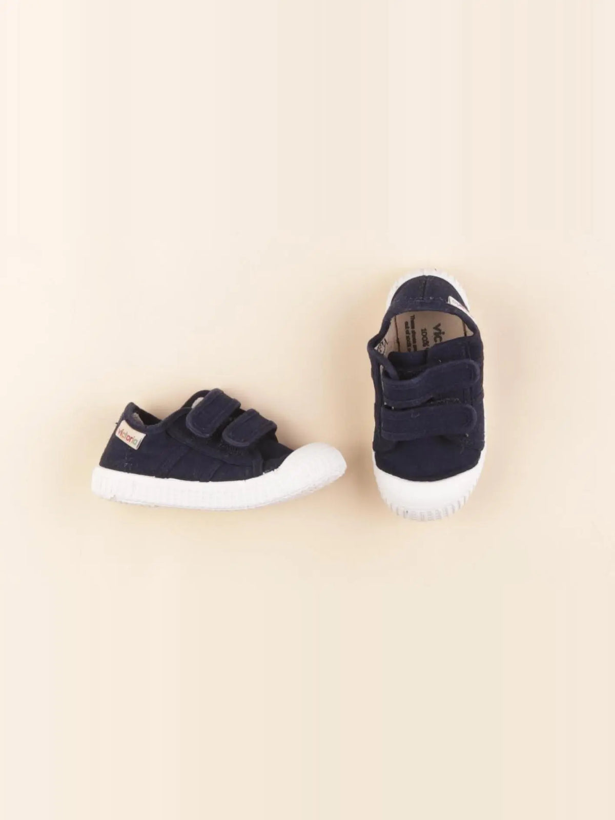 Victoria - tennis à scratch/ lacets bleu - pointure 23