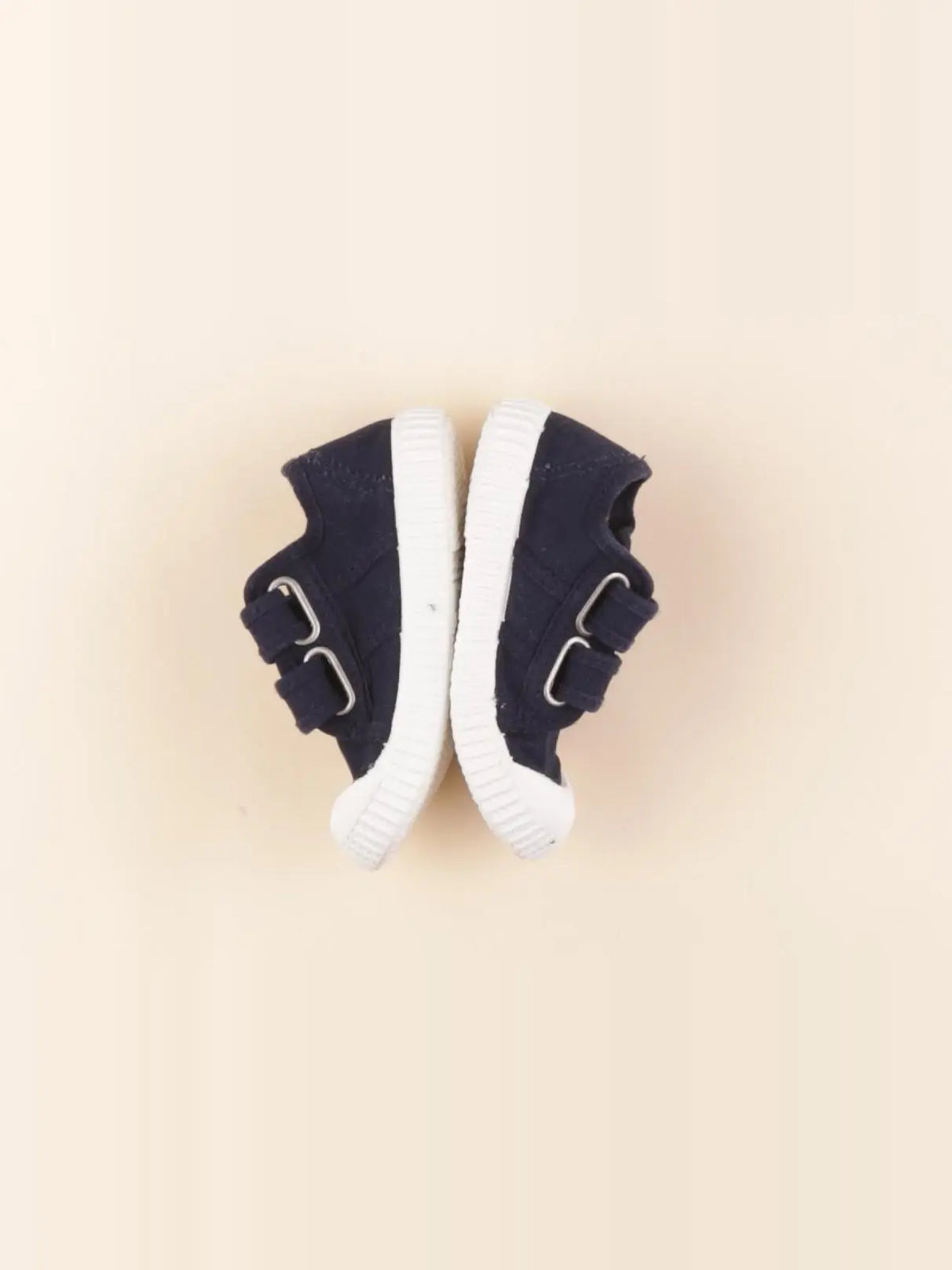 Victoria - tennis à scratch/ lacets bleu - pointure 23