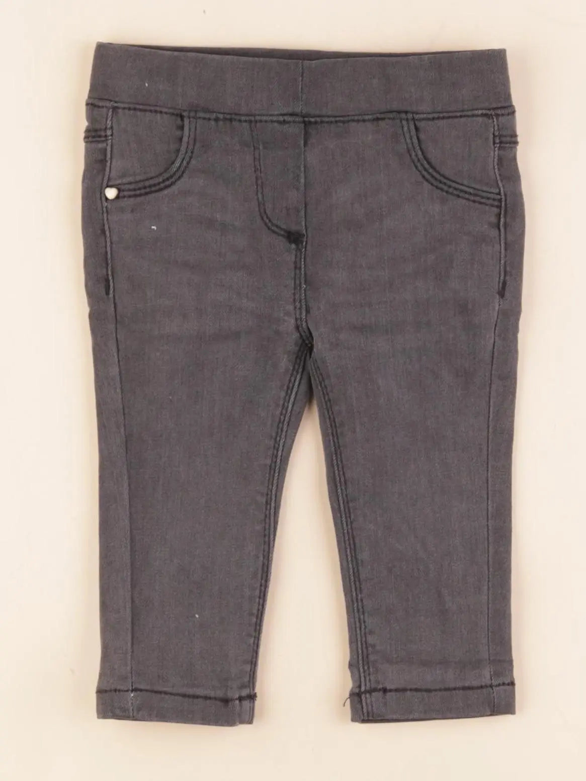 Tape à l'oeil - jegging gris - 6 mois