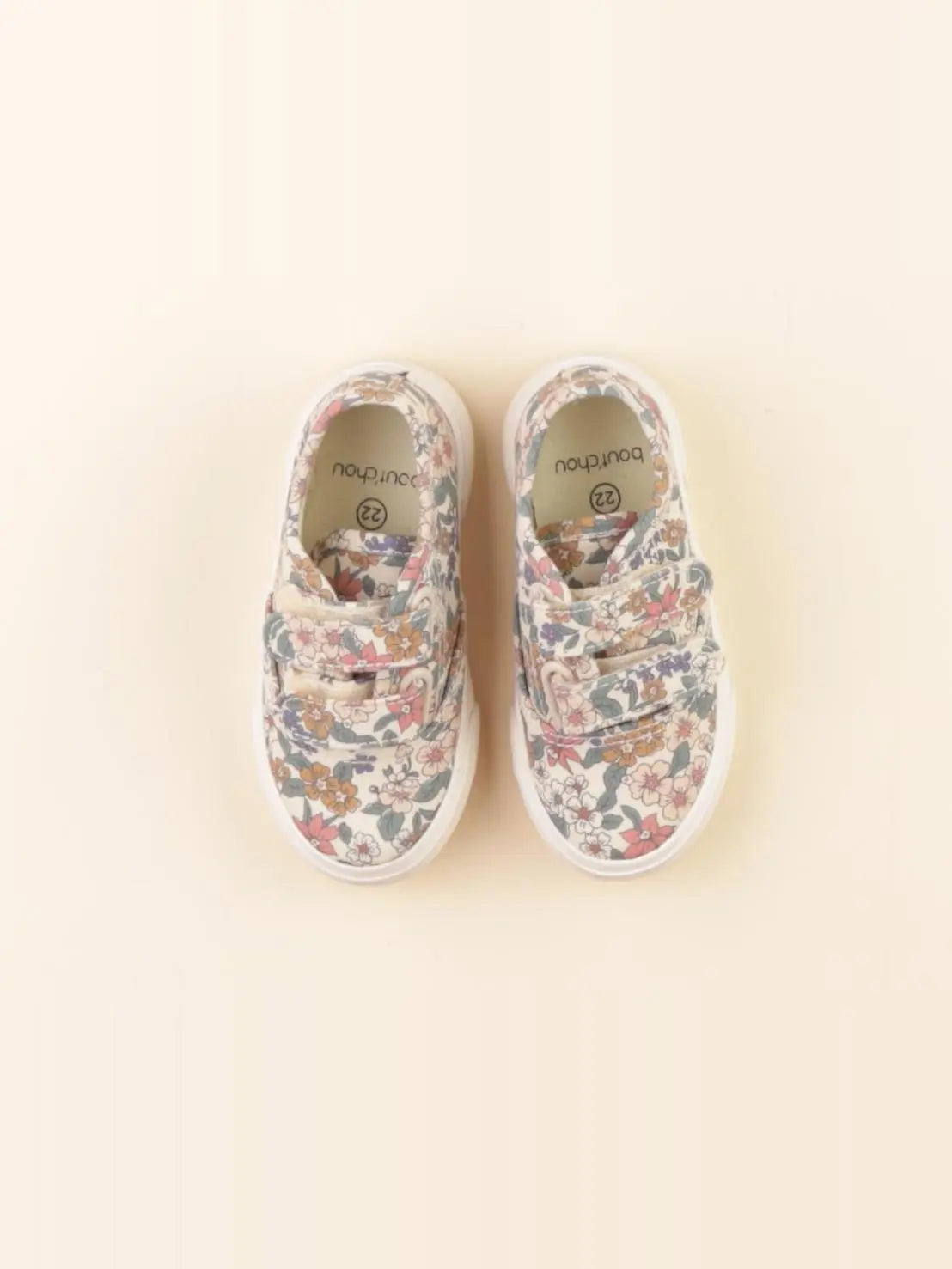 Boutchou - tennis à scratch/ lacets multicolore - pointure 22