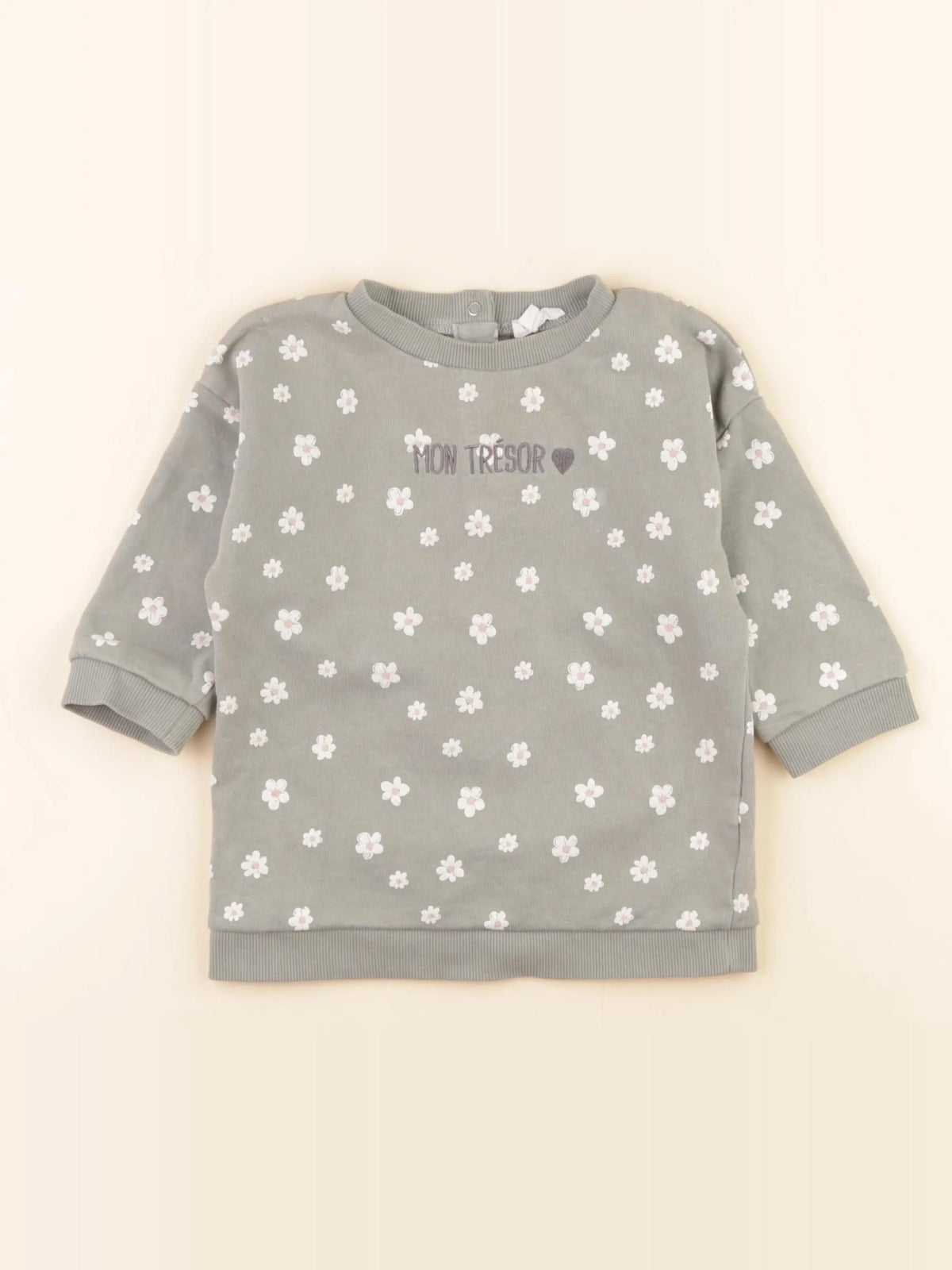 Vertbaudet - robe vert - 18 mois