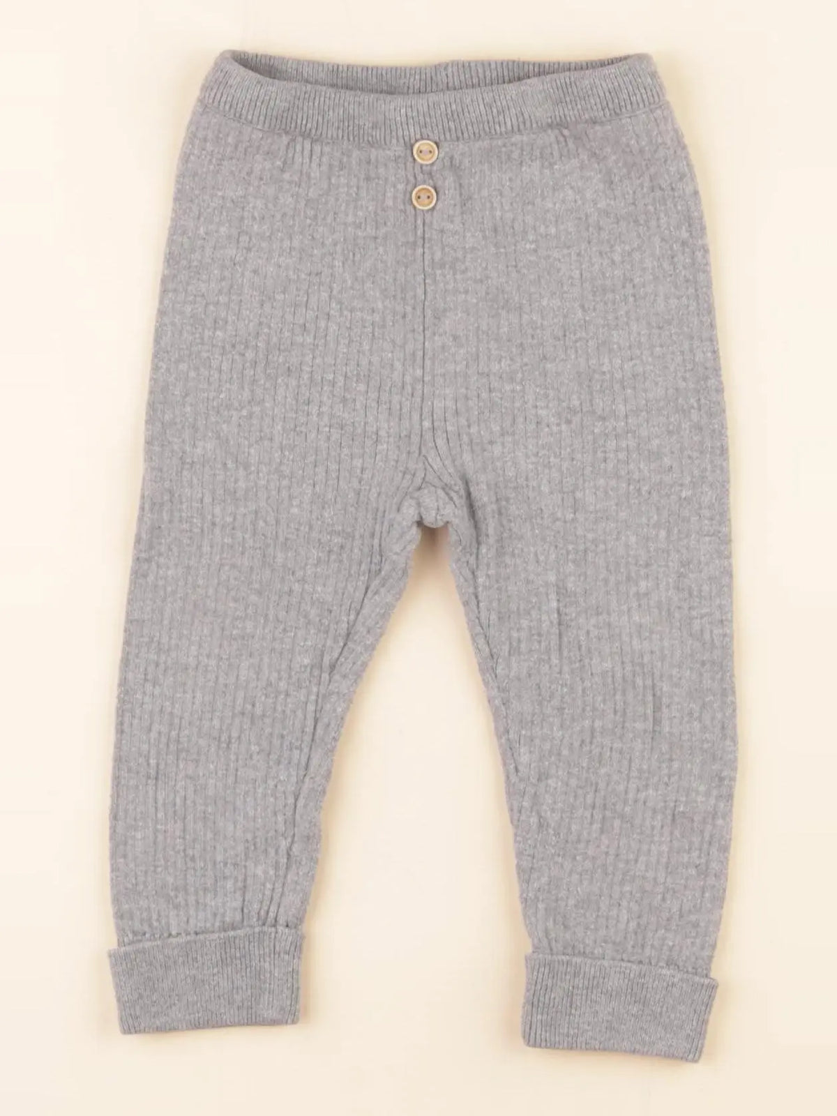 Zara - legging gris - 9/12 mois