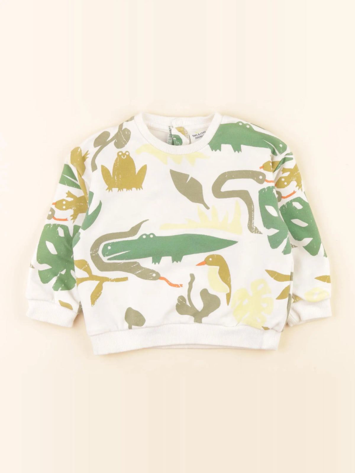 Tape à l'oeil - sweat beige, vert - 24 mois