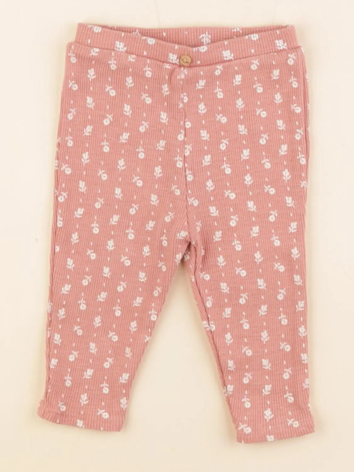 Vertbaudet - legging rose - 6 mois