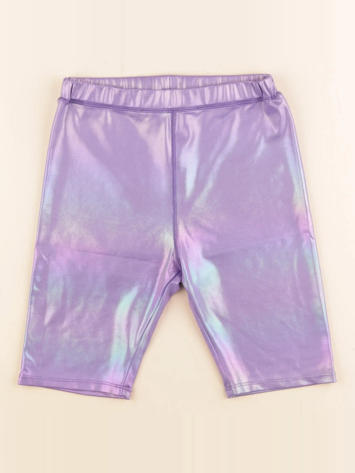 Vertbaudet - legging court violet - 10 ans