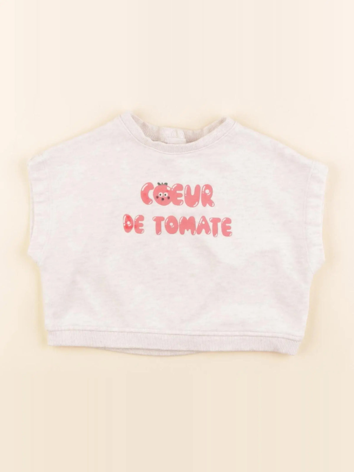 Tape à l'oeil - sweat beige - 9 mois