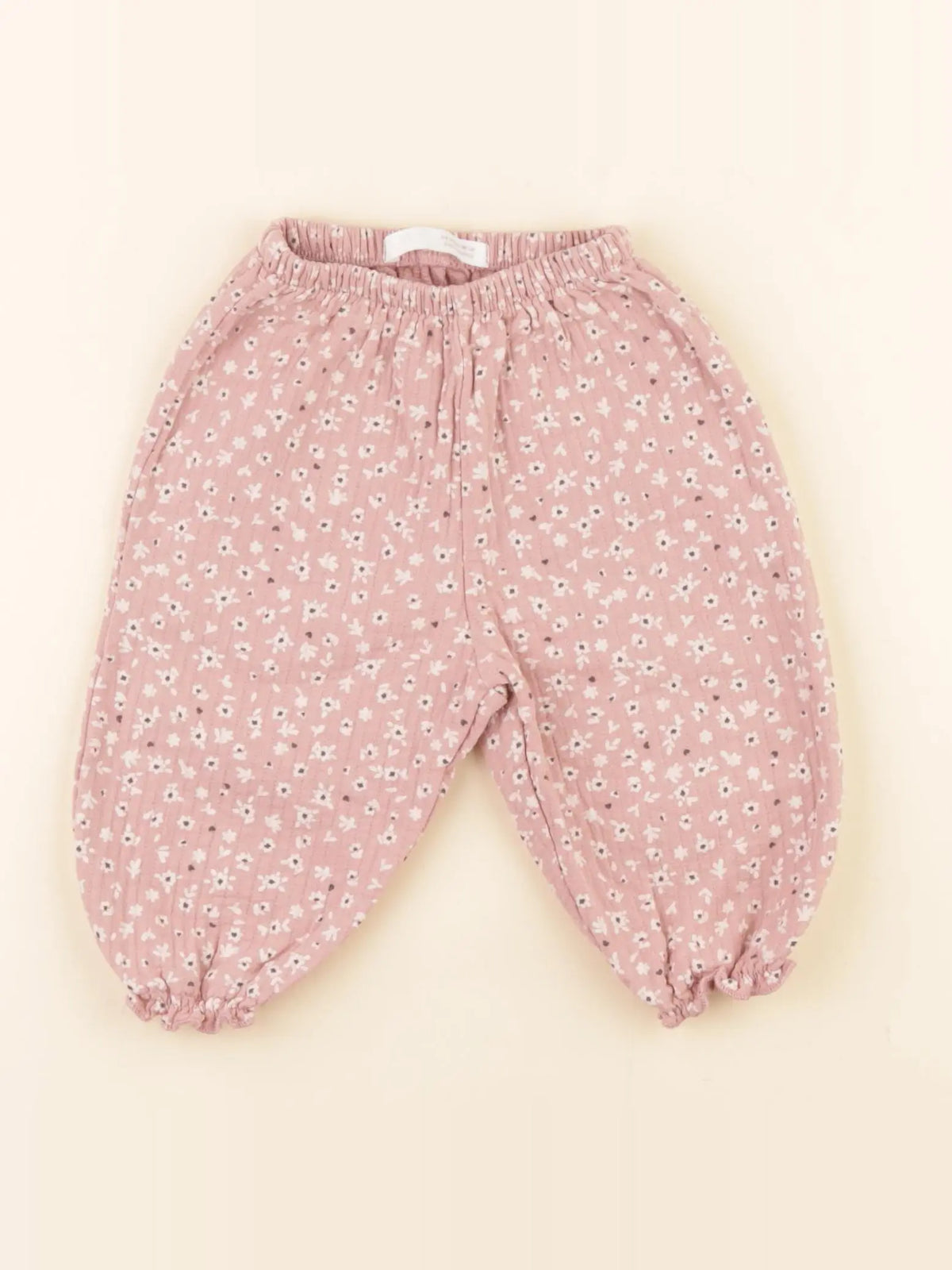 Zara - pantalon rose - 3/6 mois
