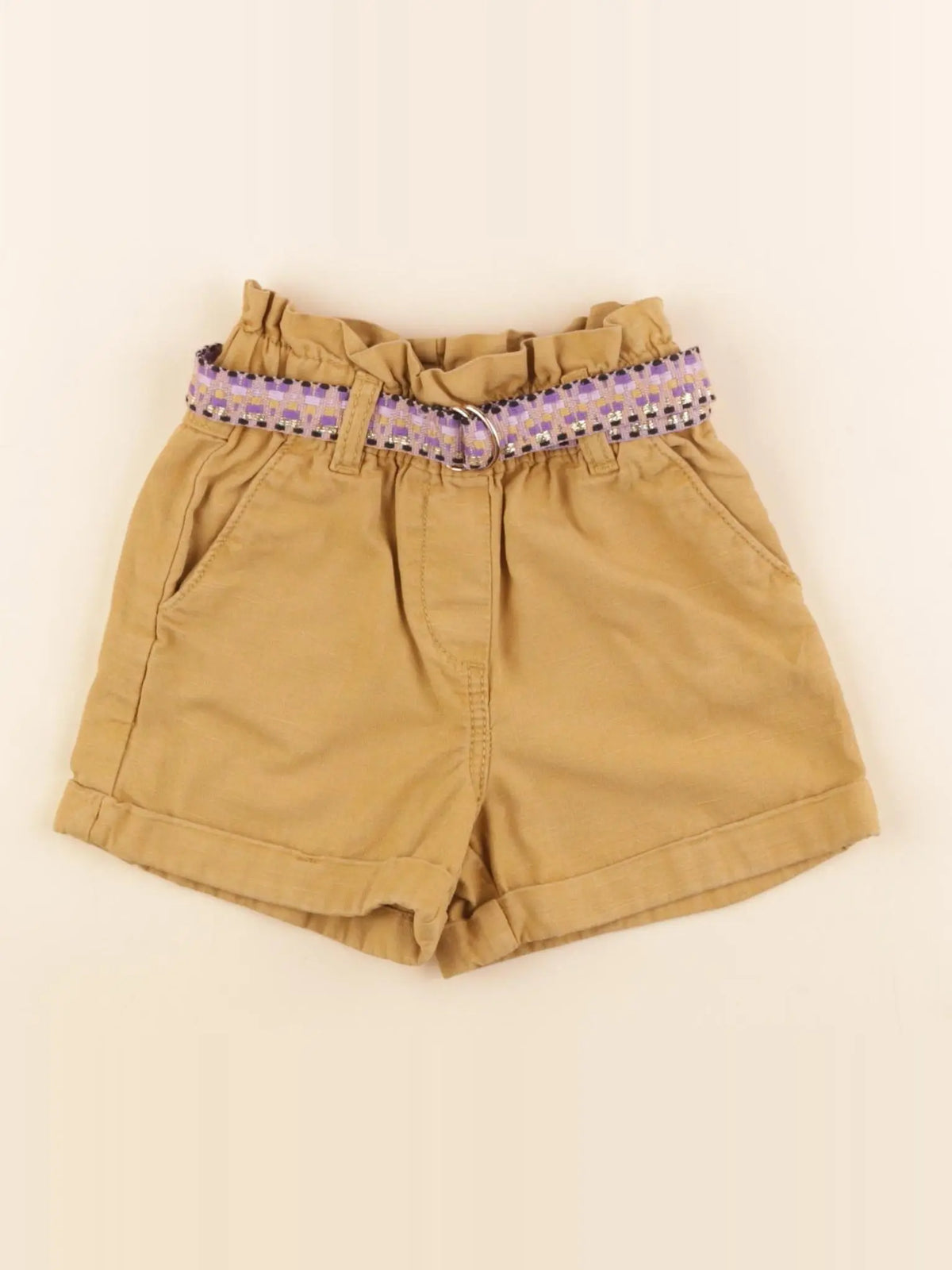 Tape à l'oeil - short jaune - 2/3 ans