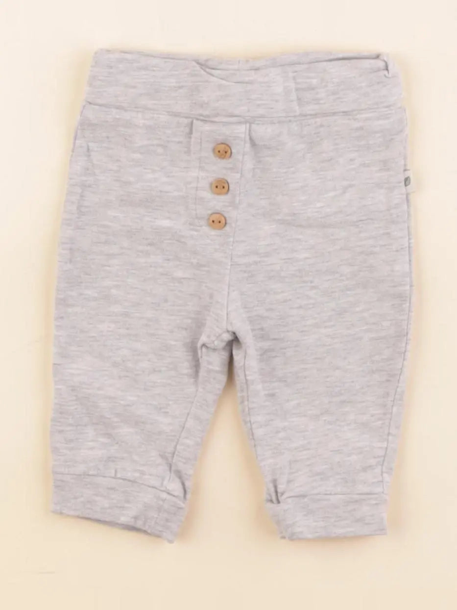 Vertbaudet - legging gris - 1 mois