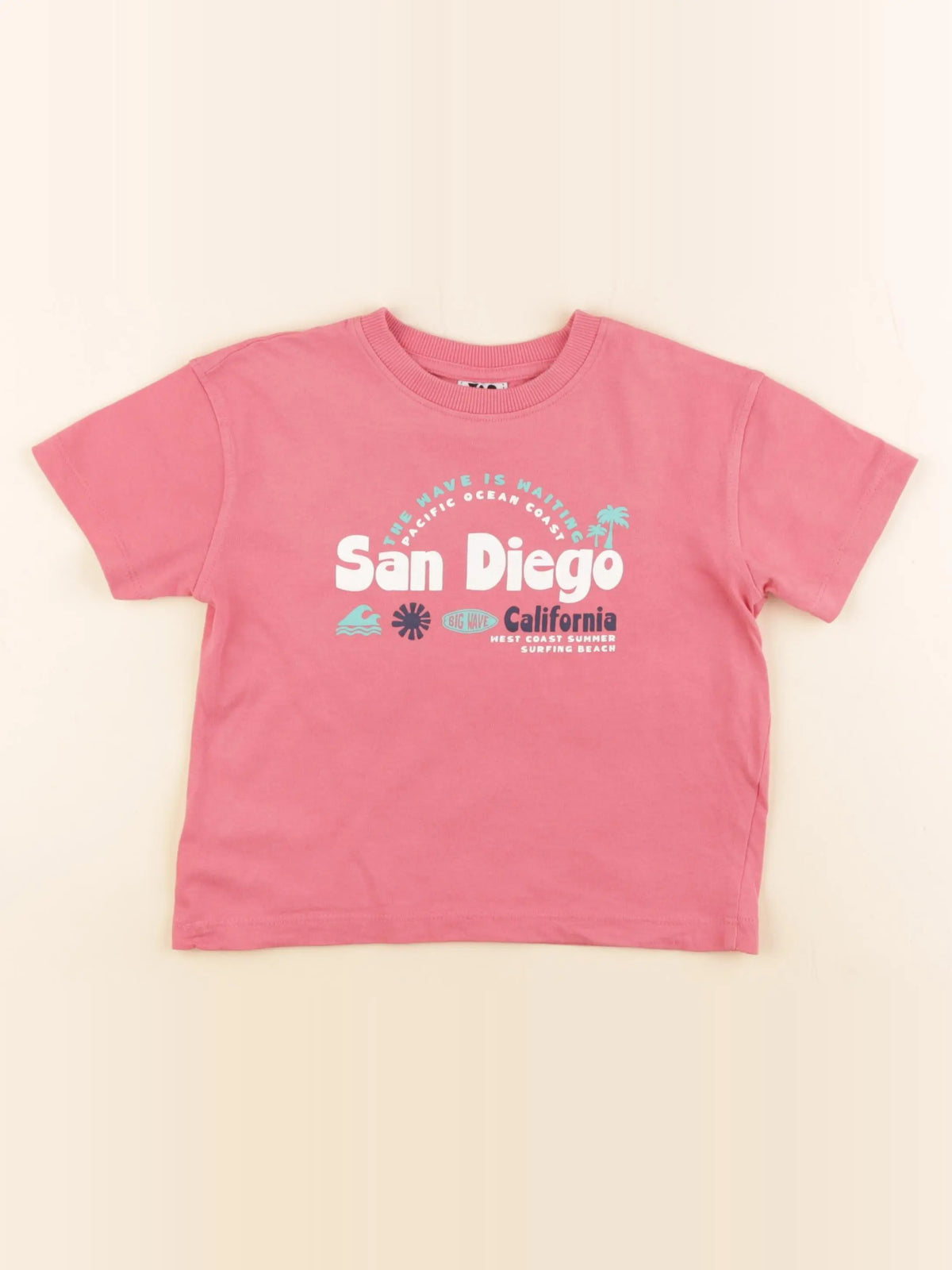 Tape à l'oeil - tee-shirt rose - 2/3 ans