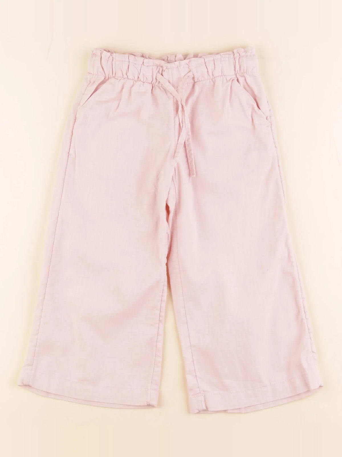 H&M - pantalon rose - 2/3 ans