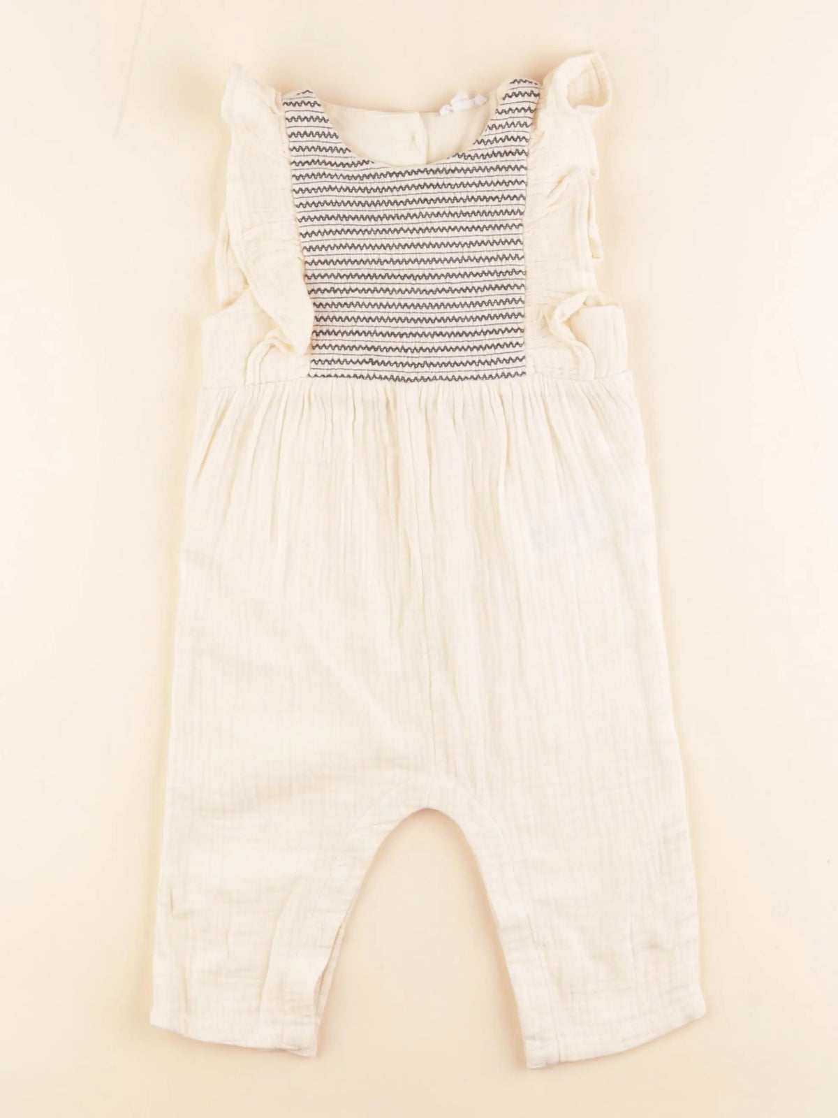 Vertbaudet - combinaison beige - 12 mois