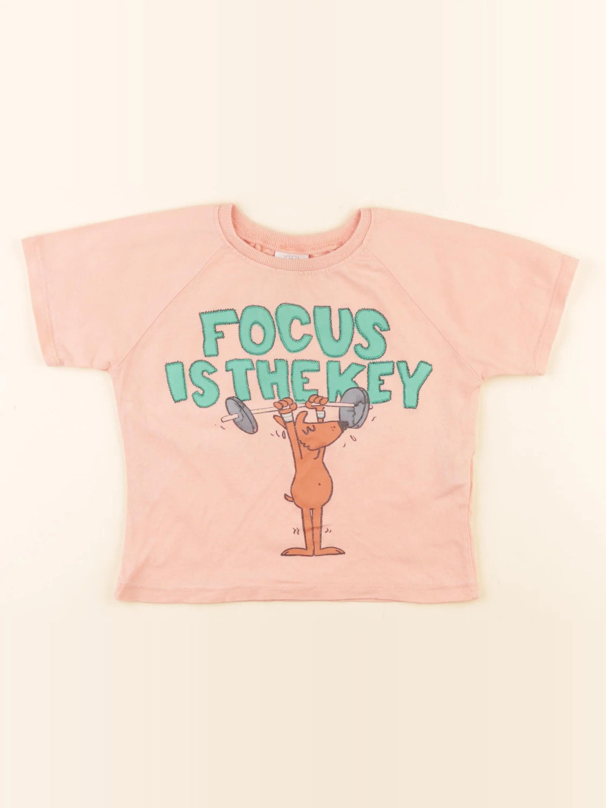 Zara - tee-shirt orange - 3 ans