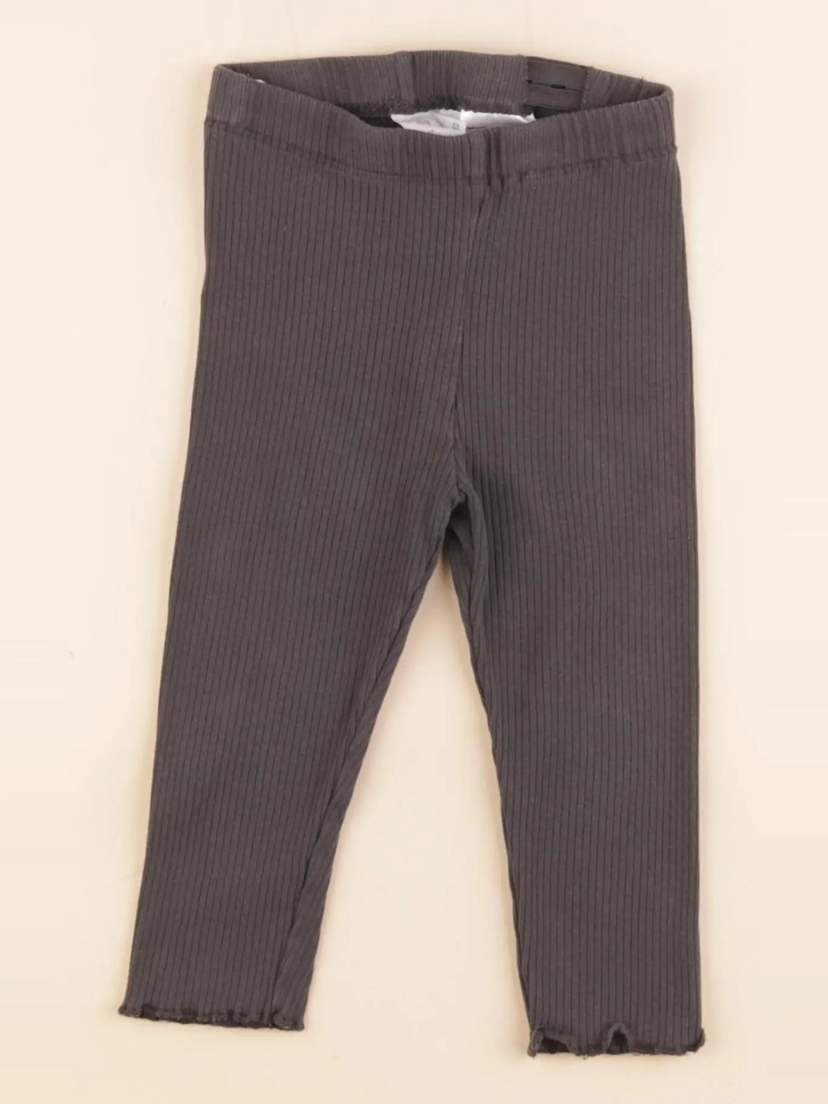 H&M - legging gris - 12/18 mois