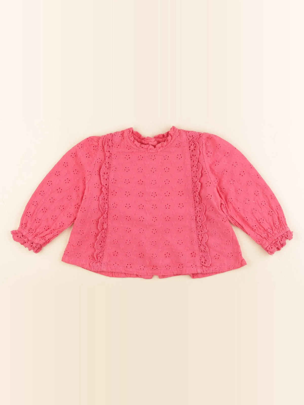 Vertbaudet - blouse rose - 18 mois