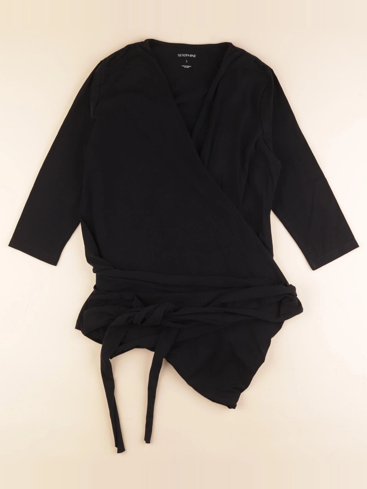 Seraphine - tee-shirt de portage grossesse noir - L