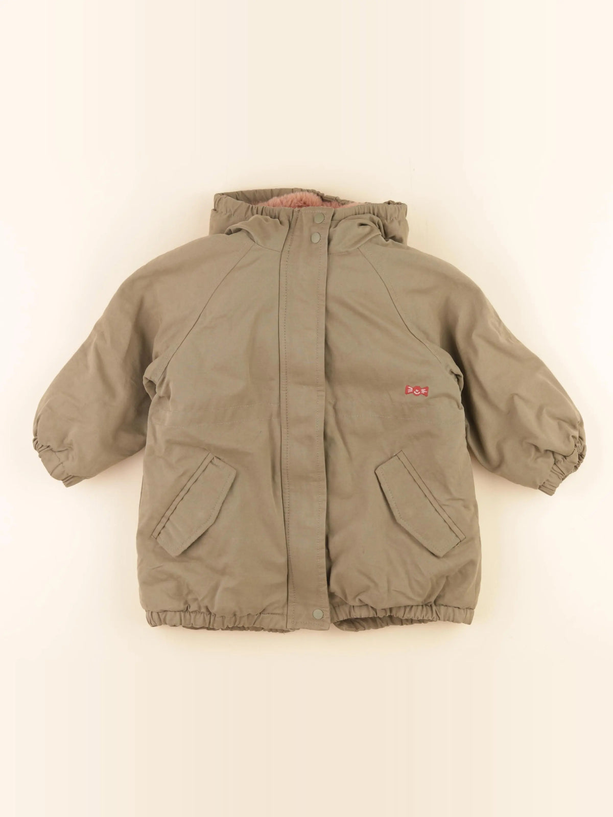 Vertbaudet - manteau vert - 4 ans
