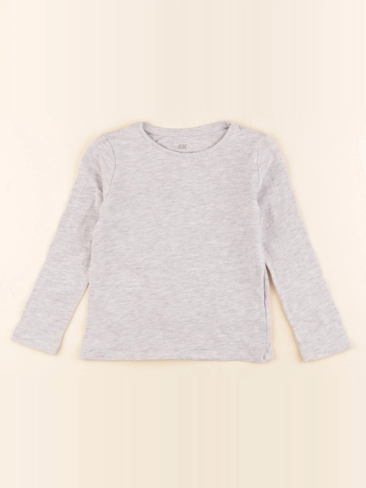 H&M - tee-shirt gris - 2/4 ans