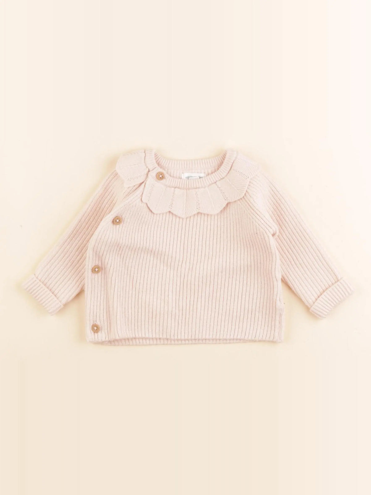 Vertbaudet - pull rose - 1 mois