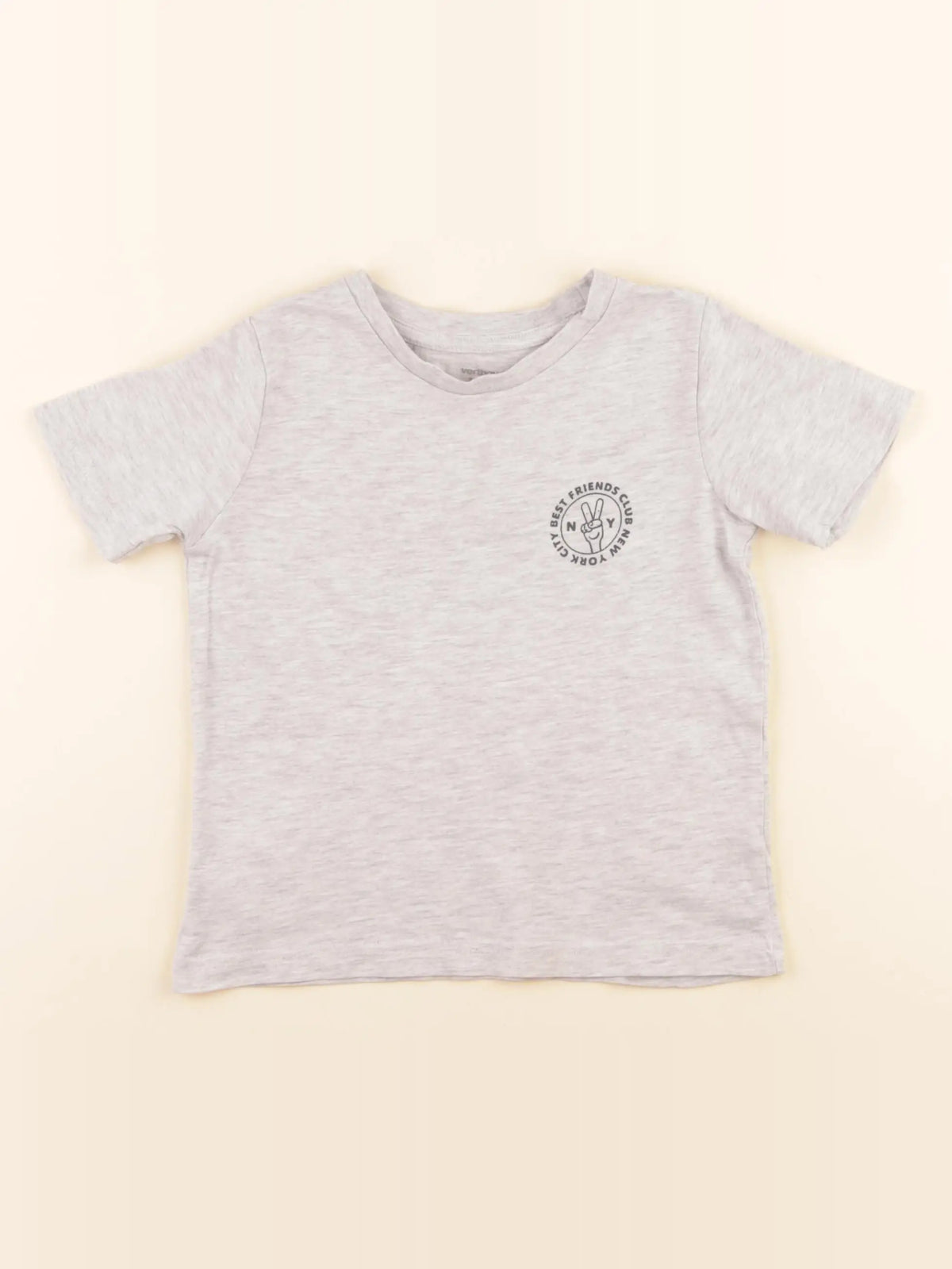 Vertbaudet - tee-shirt gris - 3 ans