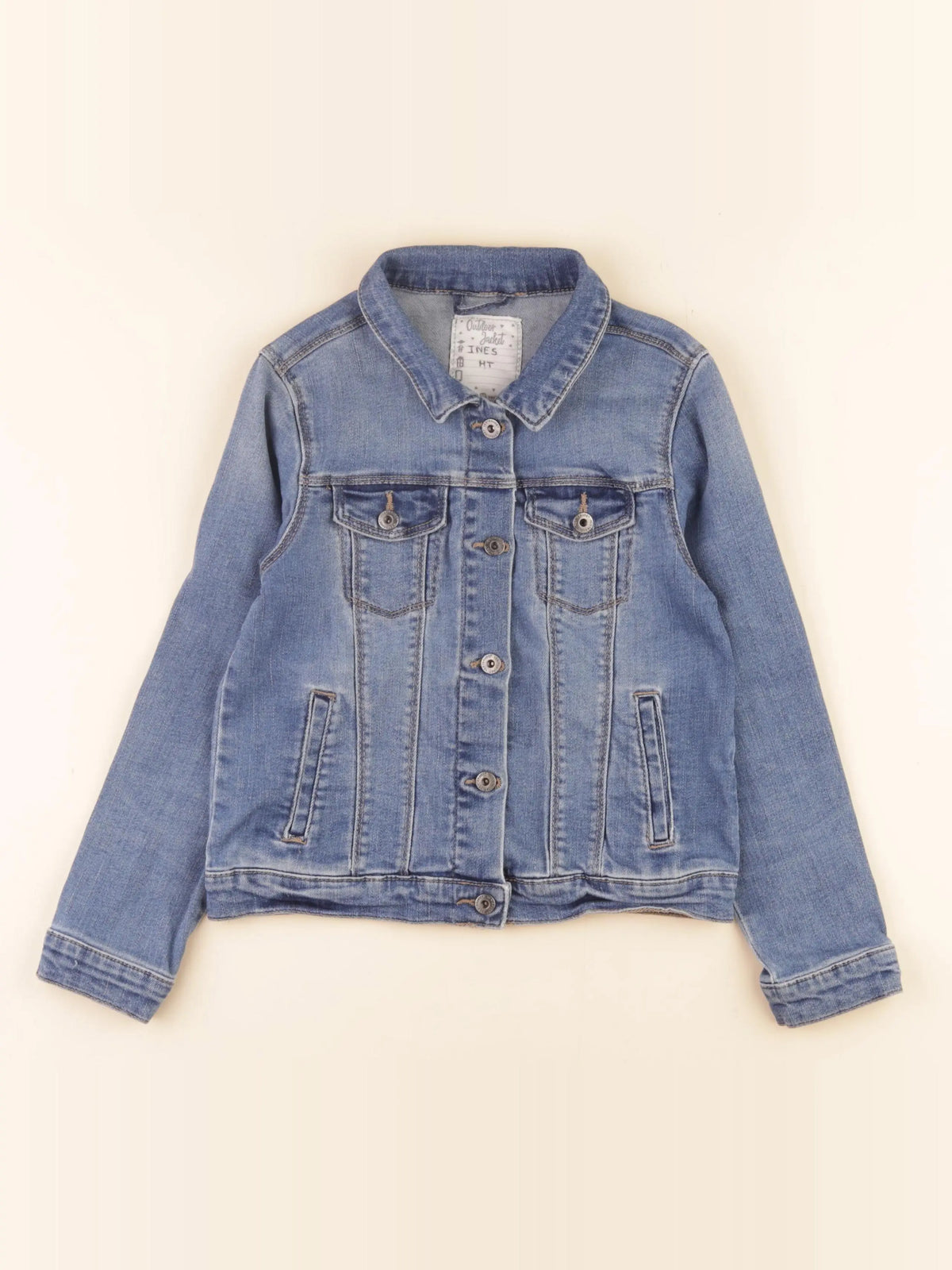 Vertbaudet - veste bleu - 8 ans