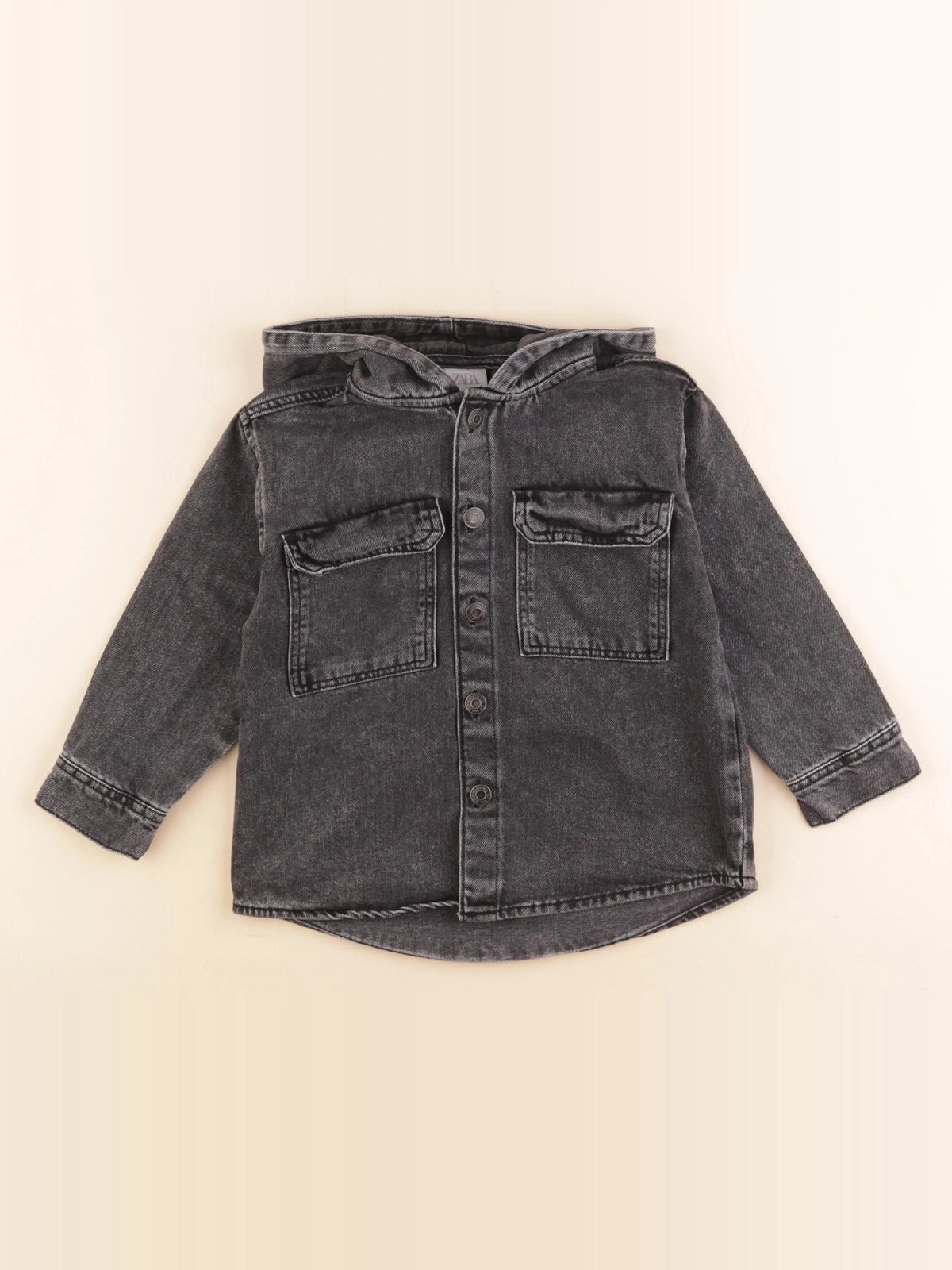 Zara - chemise noir - 2/3 ans
