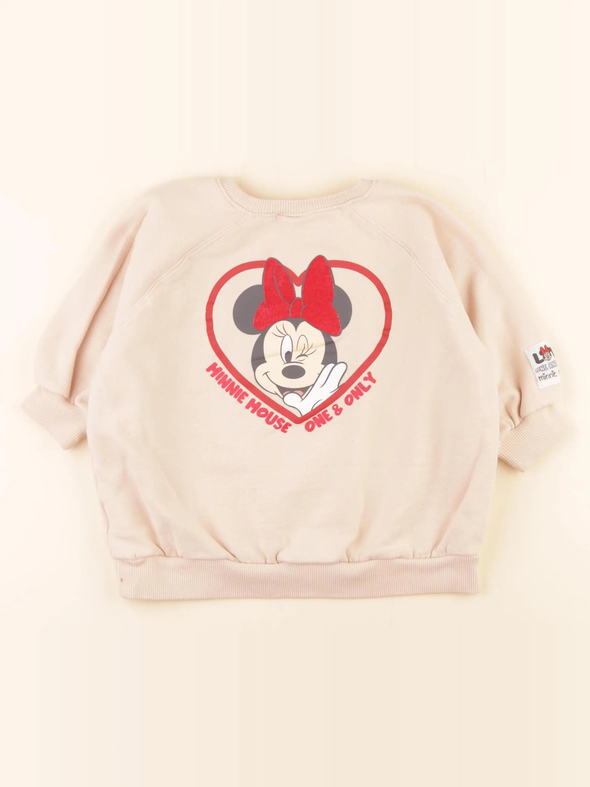 Next - sweat imprimé au dos rose - 2/3 ans