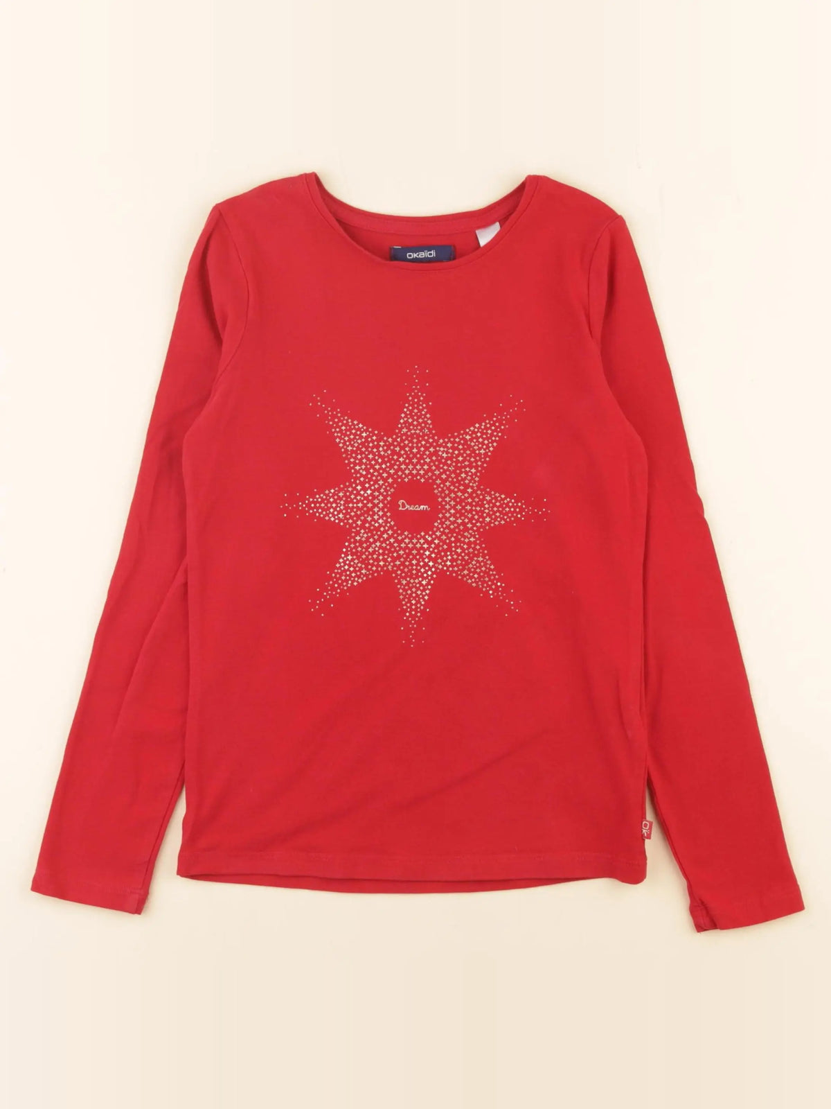 Okaidi - tee-shirt rouge - 8 ans