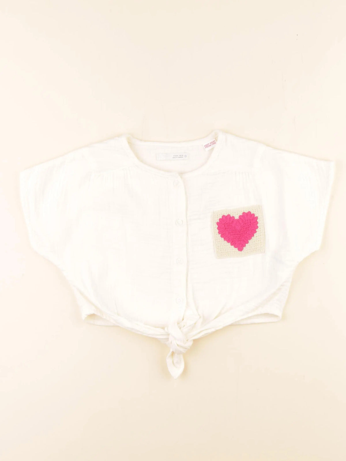 Zara - chemise beige - 6 ans