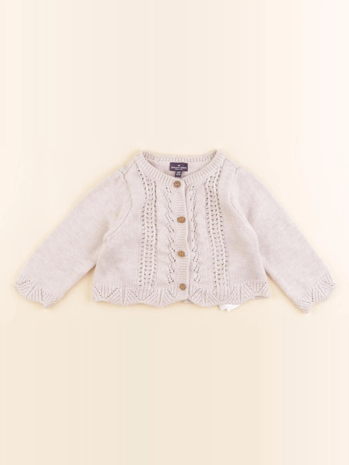 Sergent Major - gilet beige - 6 mois