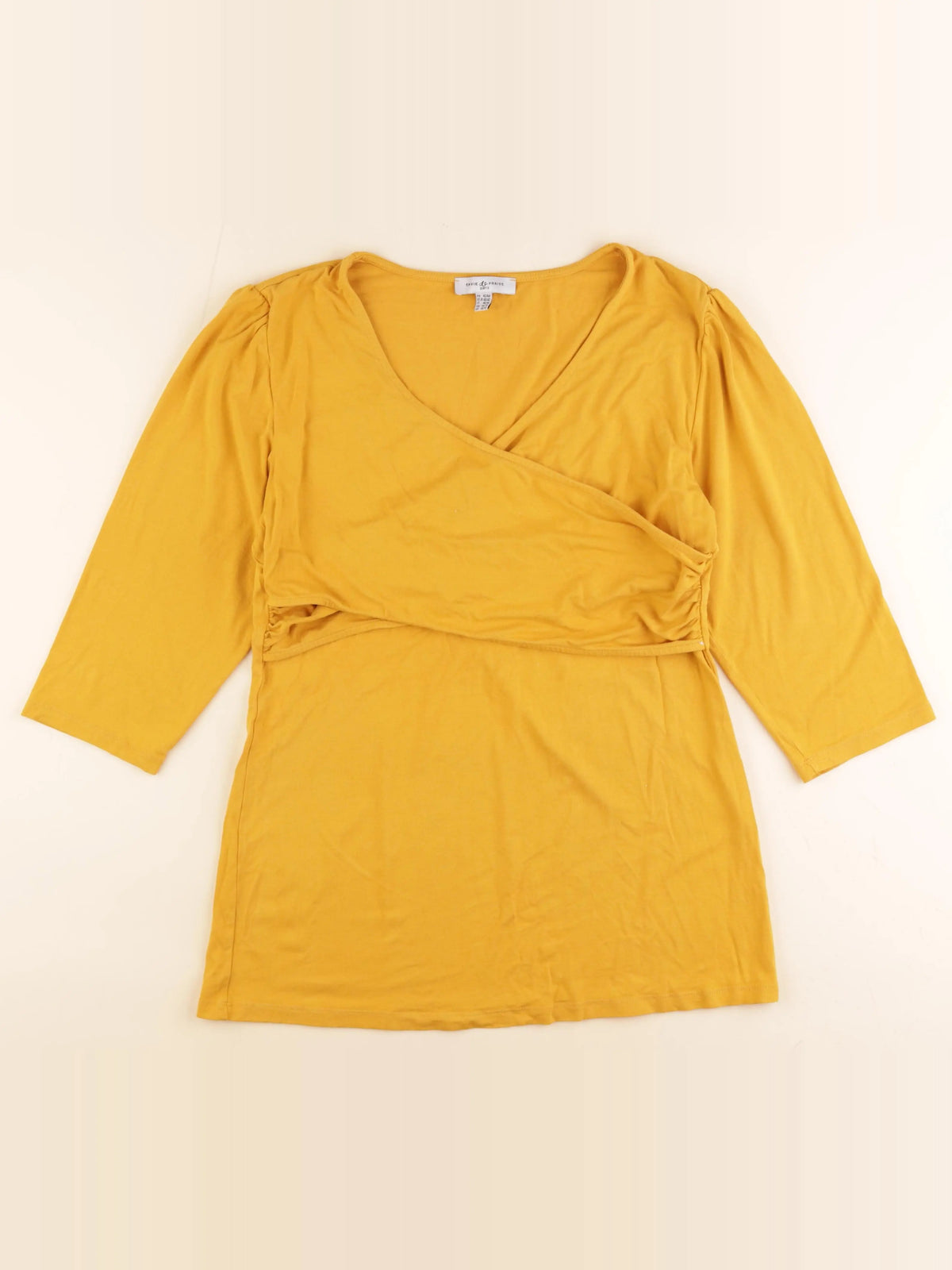 Envie de fraise - tee-shirt grossesse, allaitement jaune - 42 à 44