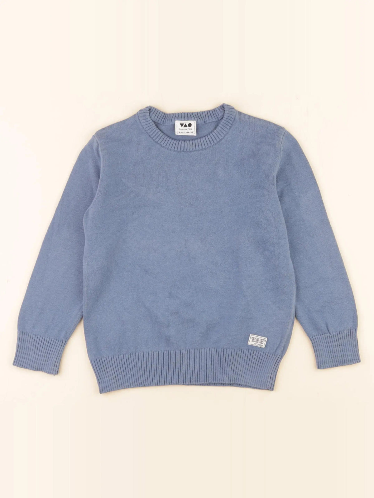 Tape à l'oeil - pull bleu - 4 ans