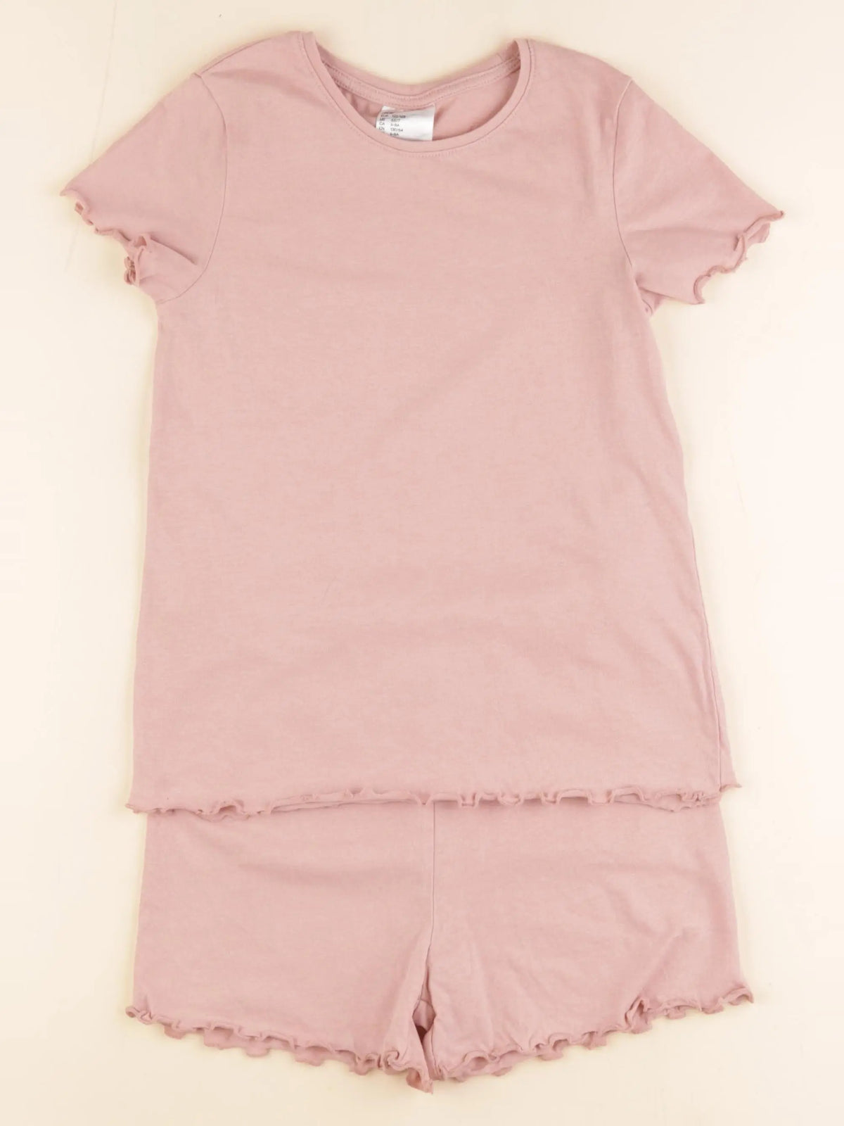 H&M - pyjama coton rose - 6/7 ans