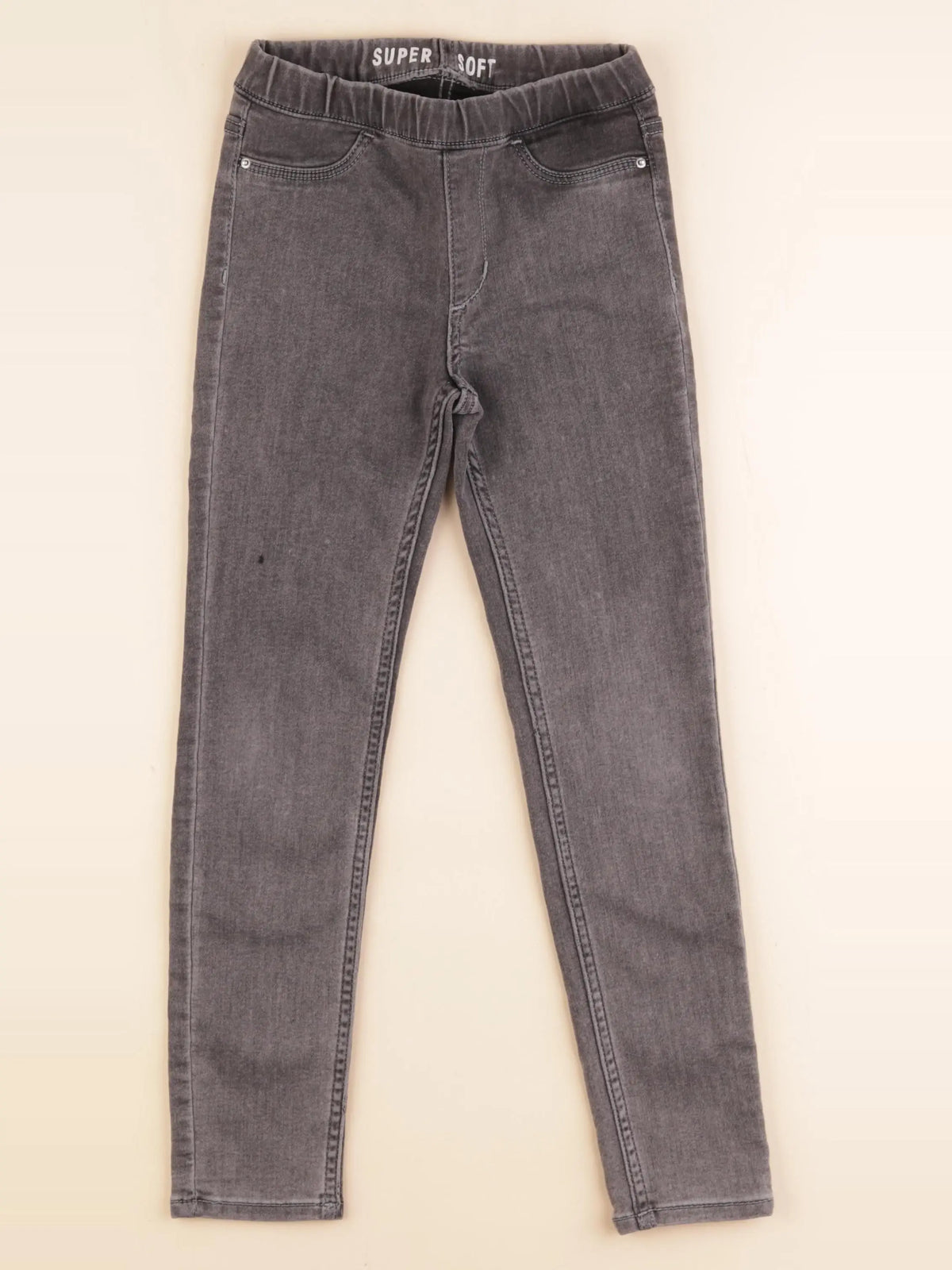 H&M - jegging gris - 6 ans