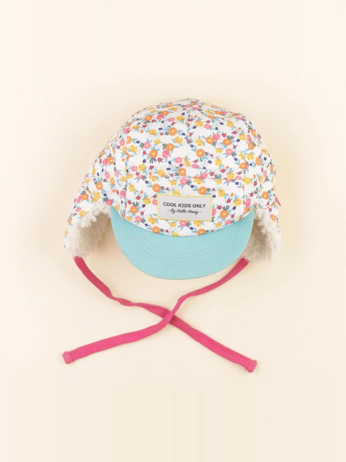 Hello Hossy - casquette multicolore doublée- 3/6 ans