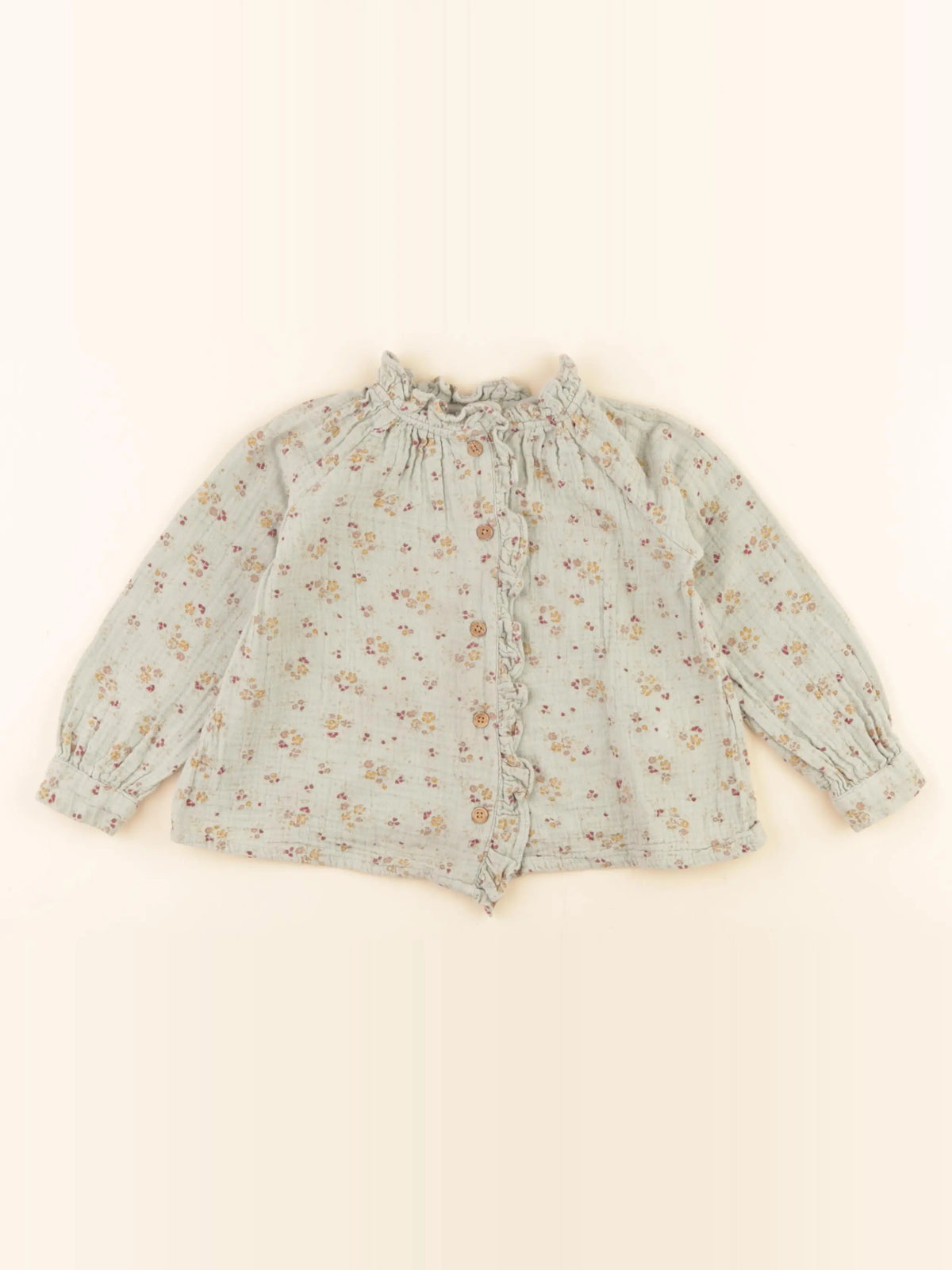 Vertbaudet - blouse vert - 3 ans