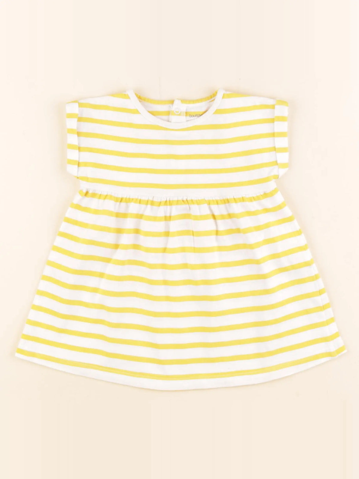 Boutchou - robe jaune - 6 mois