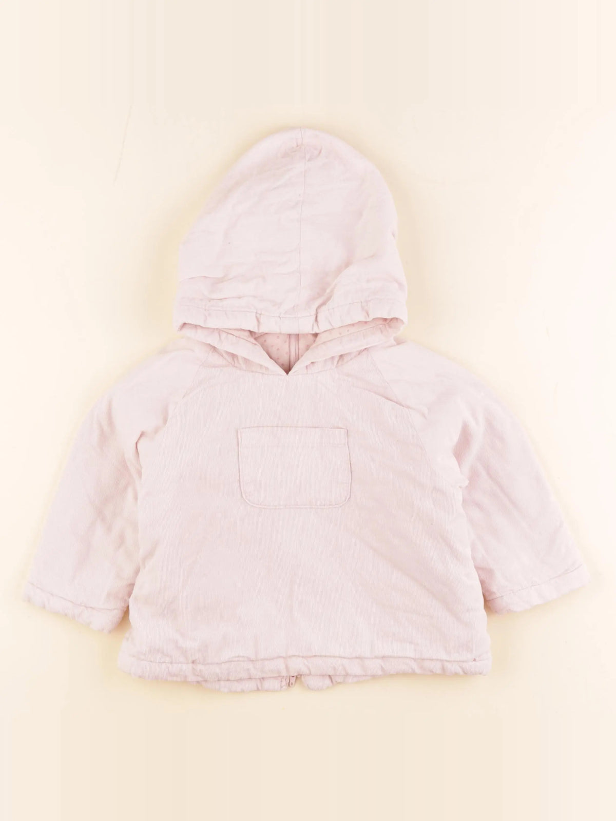 Boutchou - veste doublé rose - 18 mois