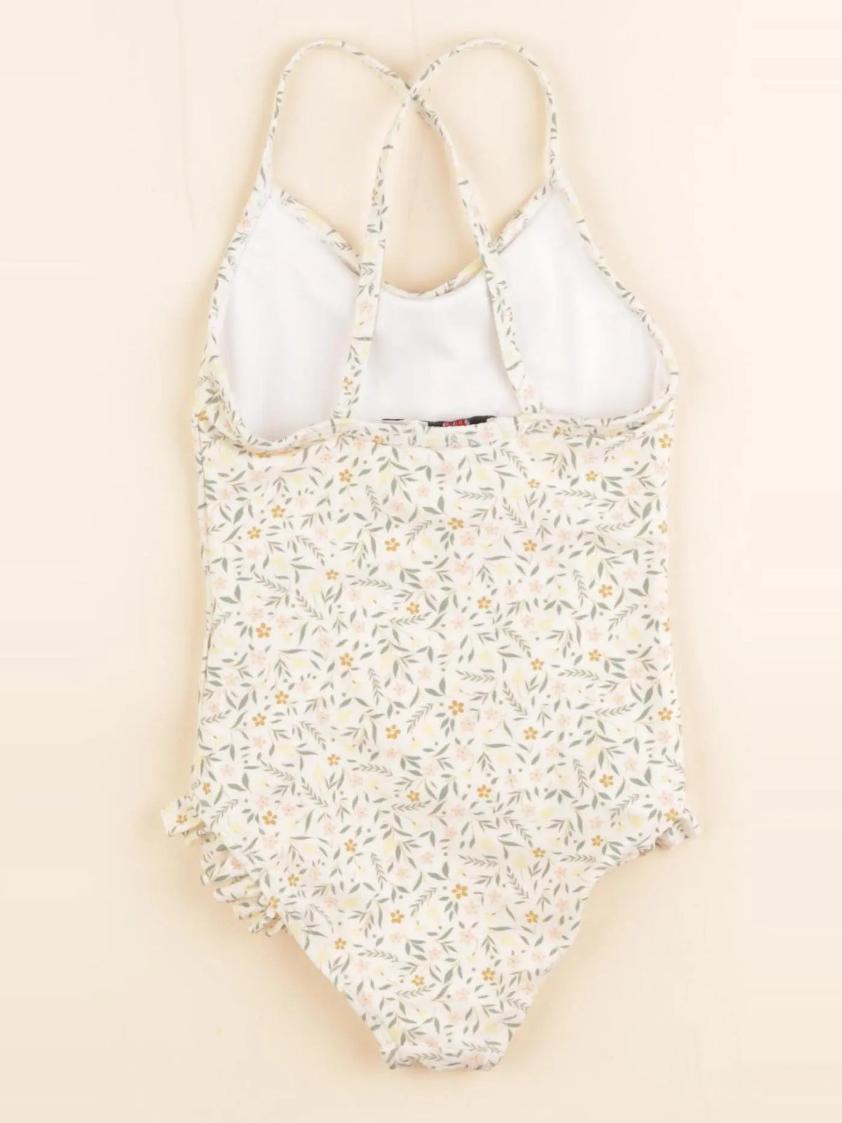 Cyrillus - maillot de bain jaune, vert - 4 ans