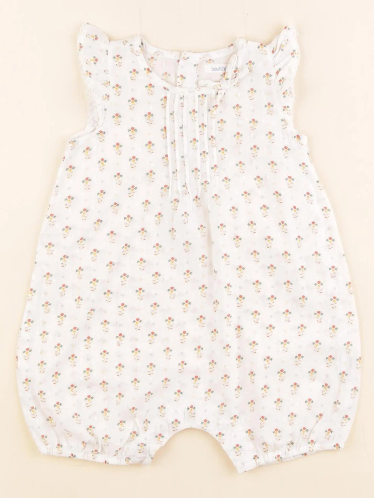 Boutchou - combinaison coton multicolore - 6 mois