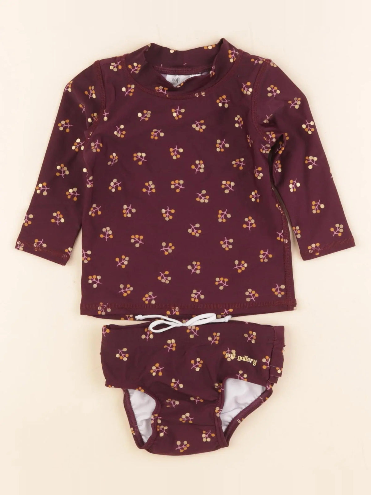 Soft Gallery - maillot de bain violet - 6 mois