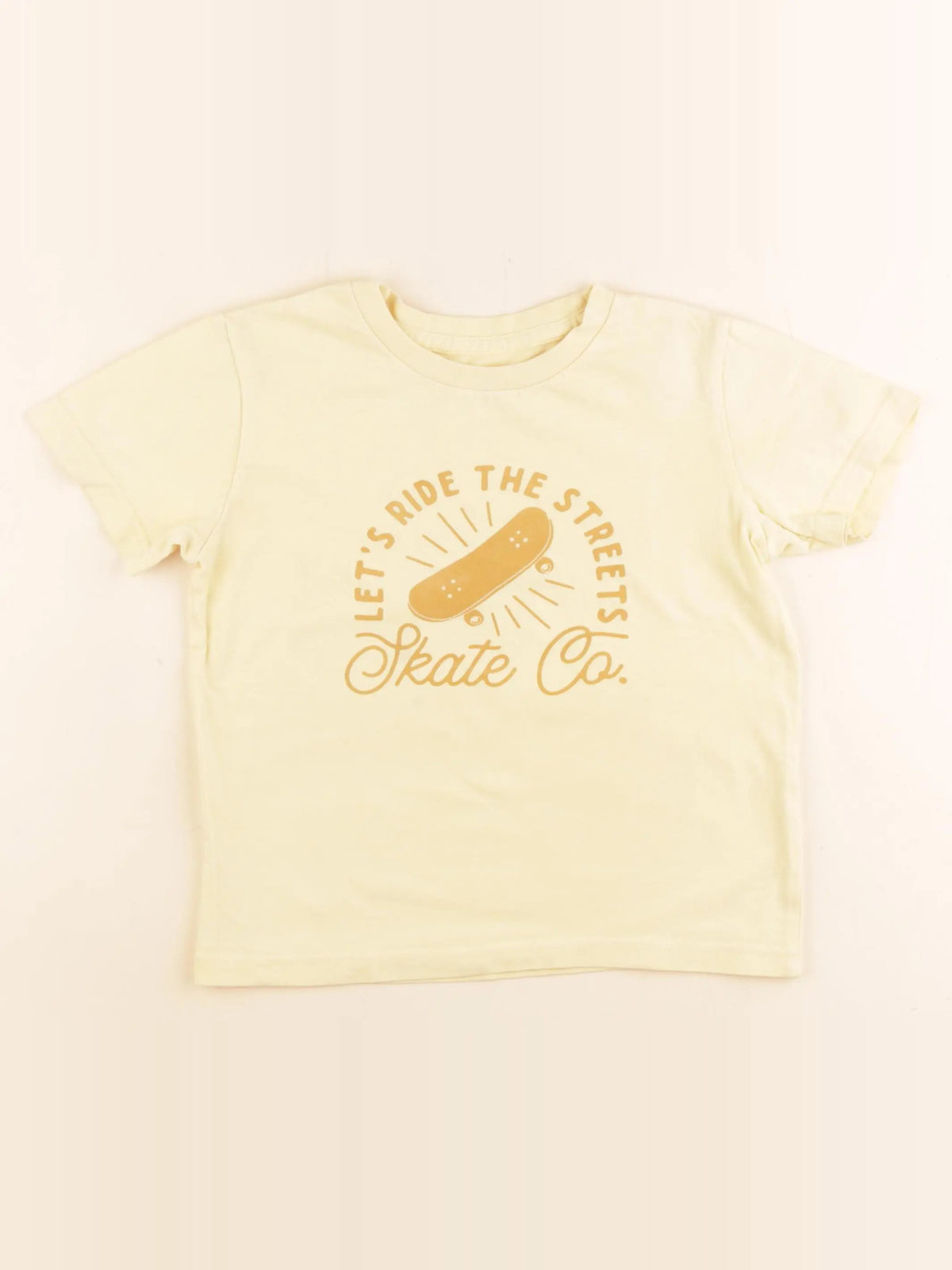 Cyrillus - tee-shirt jaune - 6 ans